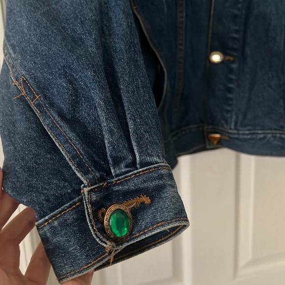 Vintage Limited Denim Jacket SZ L with jewels - Picture 2 of 6
